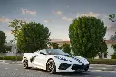 Rent a Corvette in Dubai ( White )