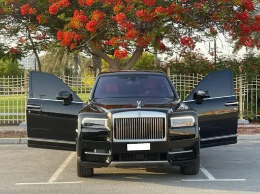 Rent Rolls Royce Cullinan Black in Dubai